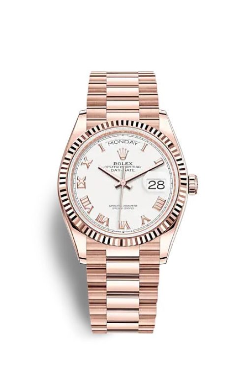 Rolex Day-Date 36 Everose gold 128235-0052