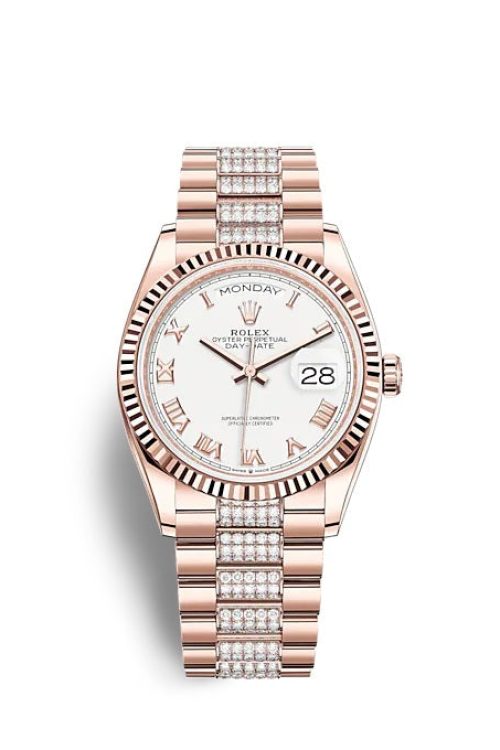 Rolex Day-Date 36 Everose gold 128235-0053