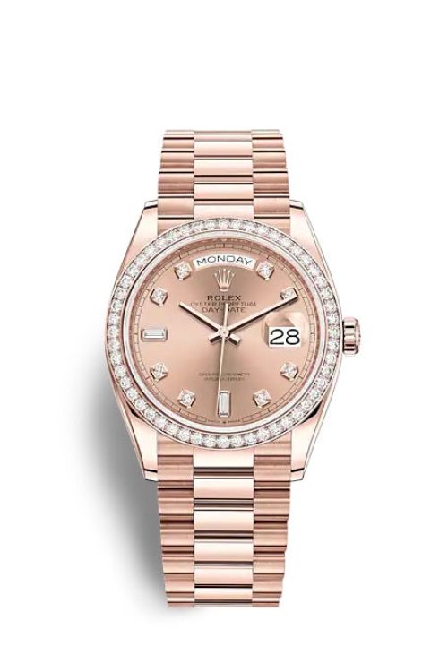 Rolex Day-Date 36 Everose gold 128345RBR-0009