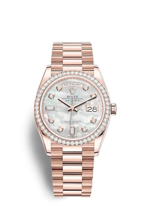 Rolex Day-Date 36 Everose gold 128345RBR-0028