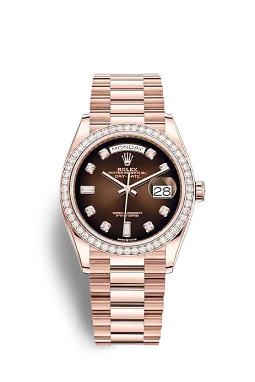 Rolex Day-Date 36 Everose gold 128345RBR-0040