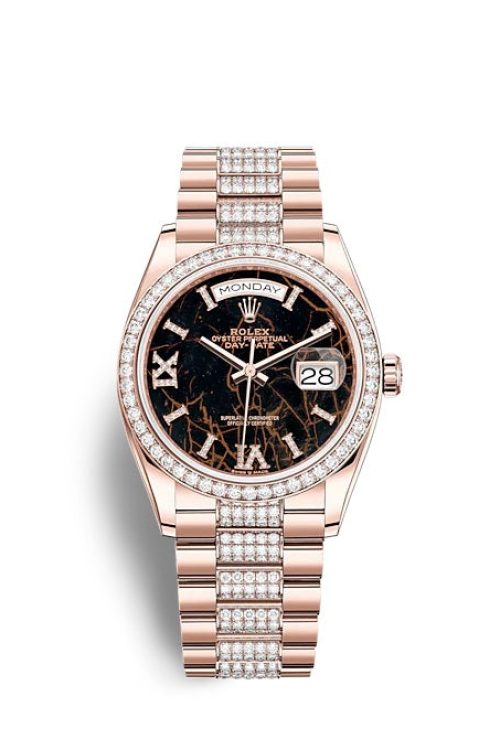 Rolex Day-Date 36 Everose gold 128345RBR-0045