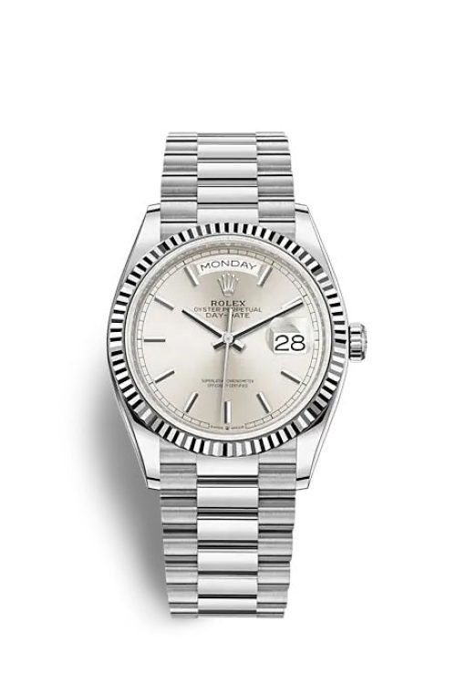 Rolex Day-Date 36 White gold 128239-0005