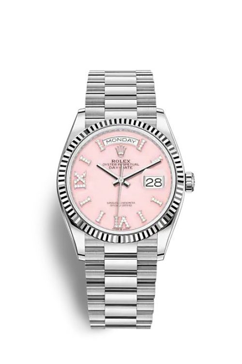Rolex Day-Date 36 White gold 128239-0021