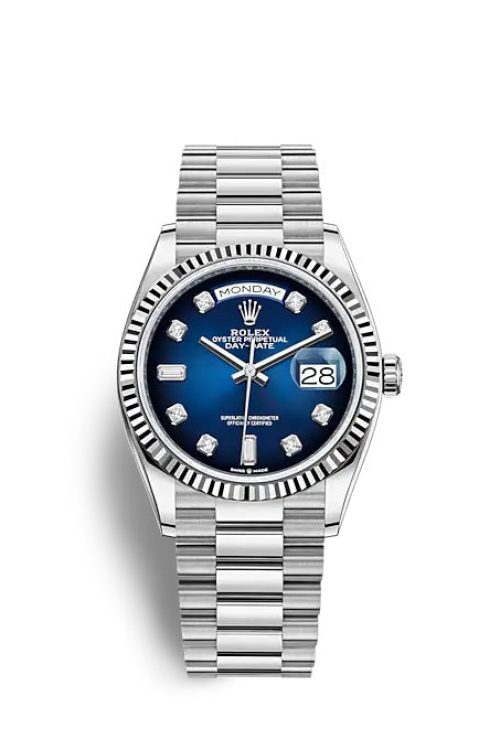 Rolex Day-Date 36 White gold 128239-0023