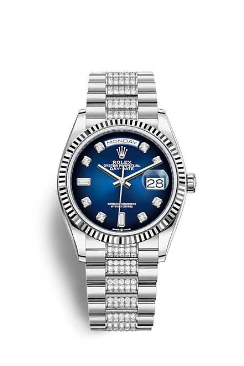 Rolex Day-Date 36 White gold 128239-0029