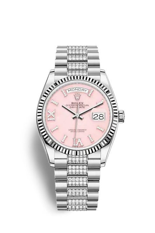Rolex Day-Date 36 White gold 128239-0030