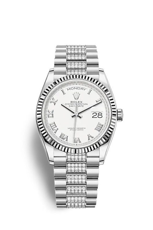 Rolex Day-Date 36 White gold 128239-0039