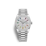 Rolex Day-Date 36 White gold Ref 128349RBR-0006 128349RBR-0006-1.jpg