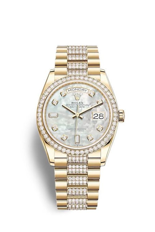 Rolex Day-Date 36 Yellow gold 128348RBR-0019