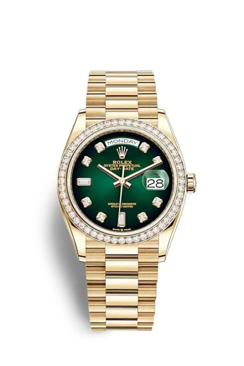 Rolex Day-Date 36 Yellow gold 128348RBR-0035