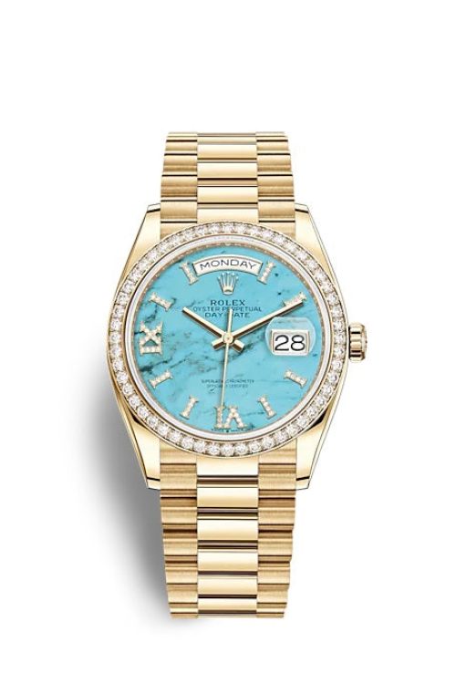 Rolex Day-Date 36 Yellow gold 128348RBR-0037