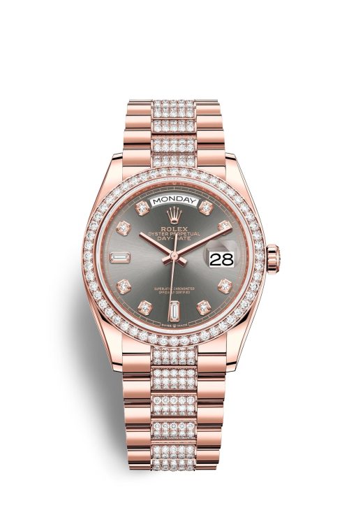 Rolex Day-Date 36mm 18k Everose Gold 128345rbr-0053