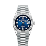 Rolex Day-Date 36mm Platinum and Diamonds Ref 128396tbr-0008 128396tbr-0008-2.jpg