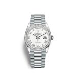 Rolex Day-Date 36mm Platinum and Diamonds Ref 128396tbr-0010 128396tbr-0010-1.jpg
