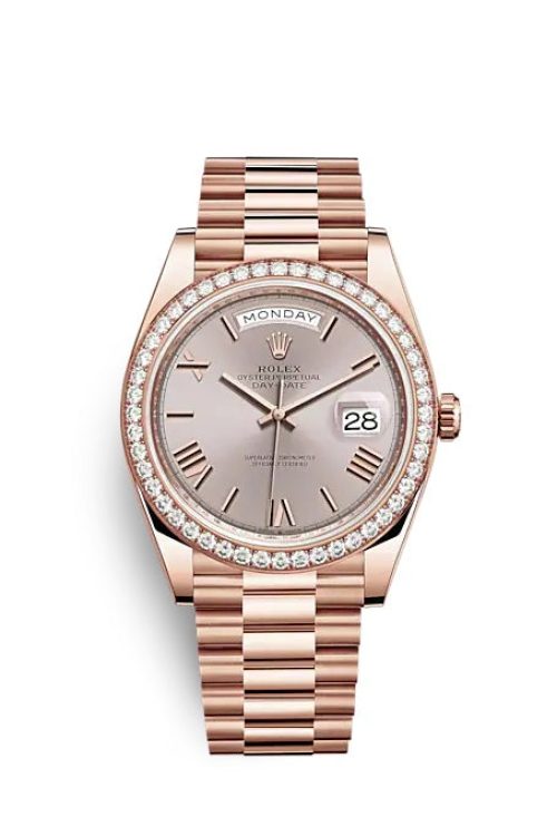 Rolex Day-Date 40 Everose gold 228345RBR-0008