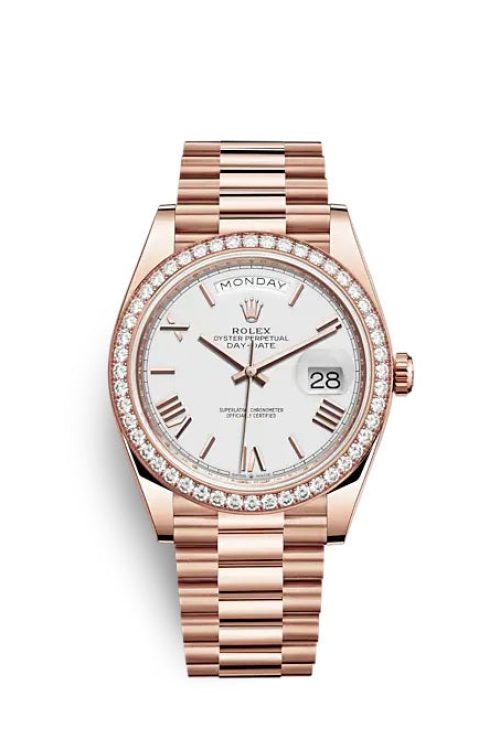 Rolex Day-Date 40 Everose gold 228345RBR-0012