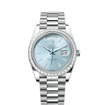 Rolex Day-Date 40 Platinum with Diamond-set 40mm Ref 228396tbr-0039 228396tbr-0039-1.jpg