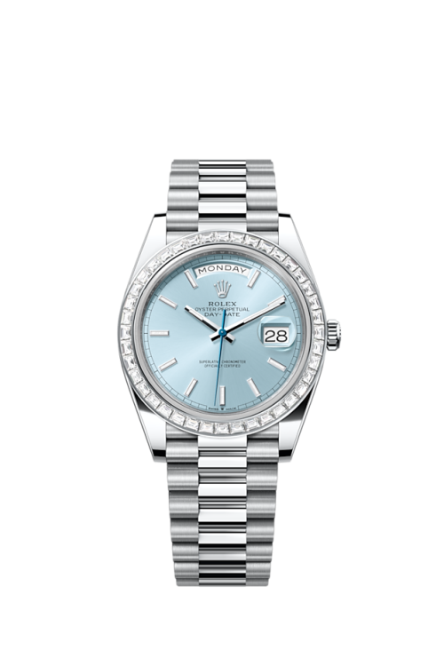 Rolex Day-Date 40 Platinum with Diamond-set 40mm 228396tbr-0039