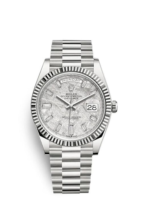 Rolex Day-Date 40 White gold 228239-0055