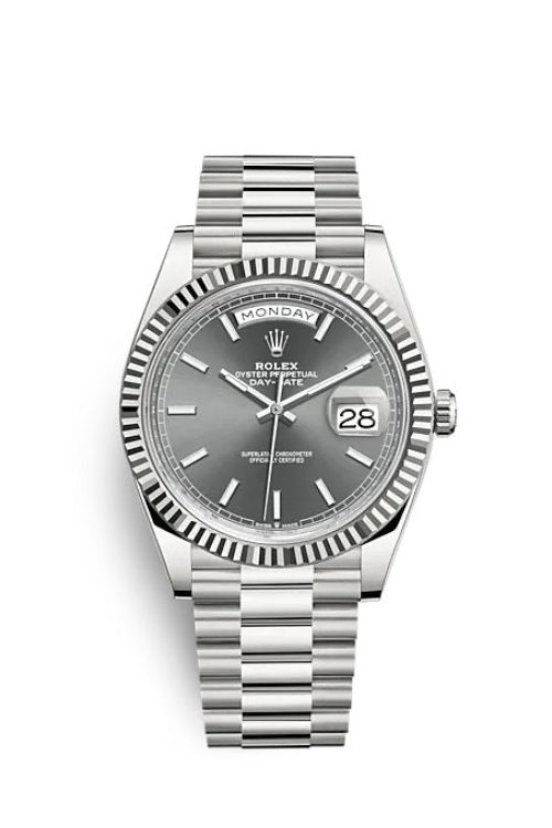 Rolex Day-Date 40 White gold 228239-0060