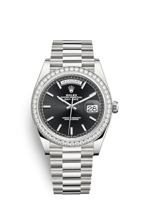 Rolex Day-Date 40 White gold 228349RBR-0002