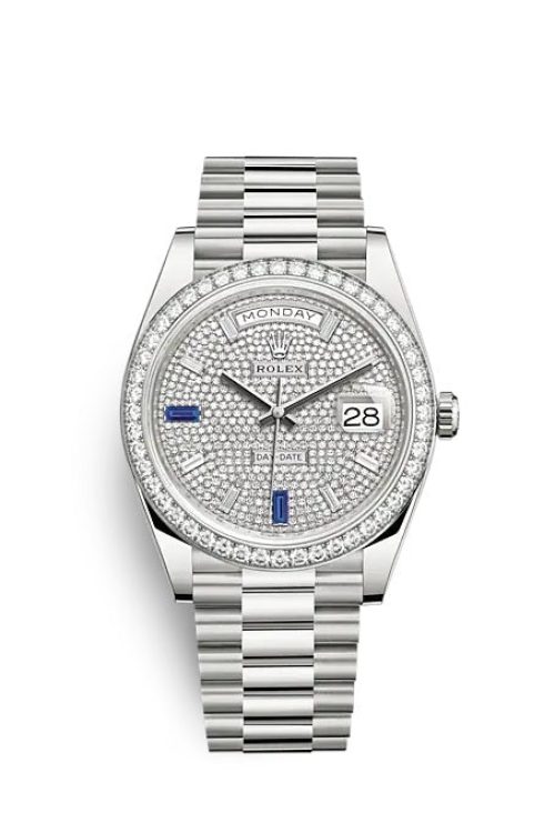 Rolex Day-Date 40 White gold 228349RBR-0036