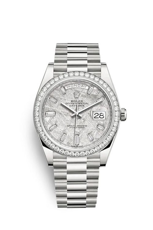 Rolex Day-Date 40 White gold 228349RBR-0040