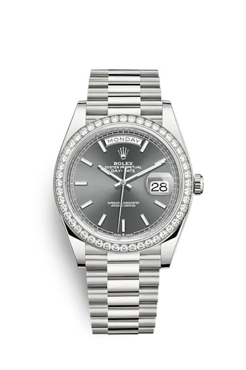 Rolex Day-Date 40 White gold 228349RBR-0041