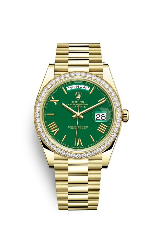 Rolex Day-Date 40mm 18k Yellow Gold and Diamonds 228348rbr-0040
