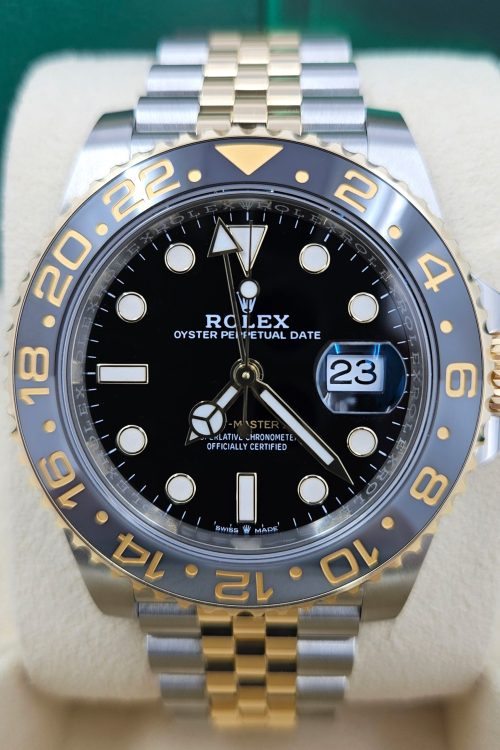 Rolex GMT-Master II 40mm Oystersteel and 18k Yellow Gold 126713GRNR-0001