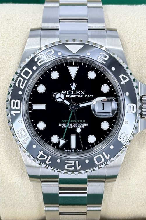 Rolex GMT-Master II Bruce Wayne Black Oyster 126710grnr-0004