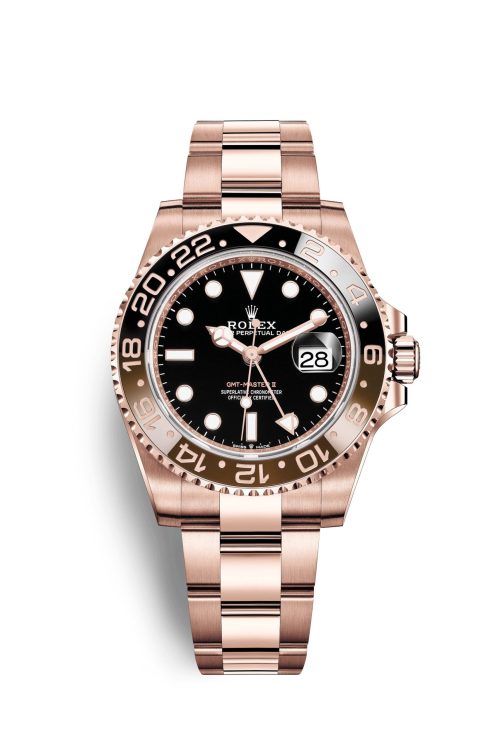 Rolex GMT-Master II Rootbeer 18k Everose gold 40mm 126715chnr-0001