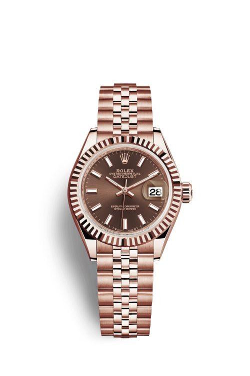 Rolex Lady-Datejust 28 18k Everose Gold 279175-0008