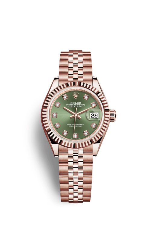 Rolex Lady-Datejust 28 18k Everose Gold 279175-0013