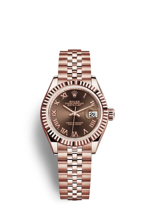 Rolex Lady-Datejust 28 18k Everose Gold 279175-0015