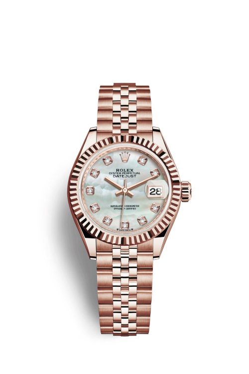 Rolex Lady-Datejust 28 18k Everose Gold 279175-0018