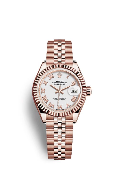 Rolex Lady-Datejust 28 18k Everose Gold 279175-0022