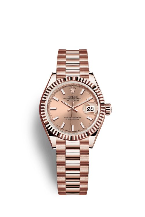 Rolex Lady-Datejust 28 18k Everose Gold 279175-0025