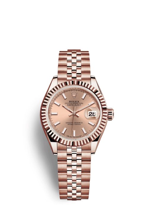 Rolex Lady-Datejust 28 18k Everose Gold 279175-0026