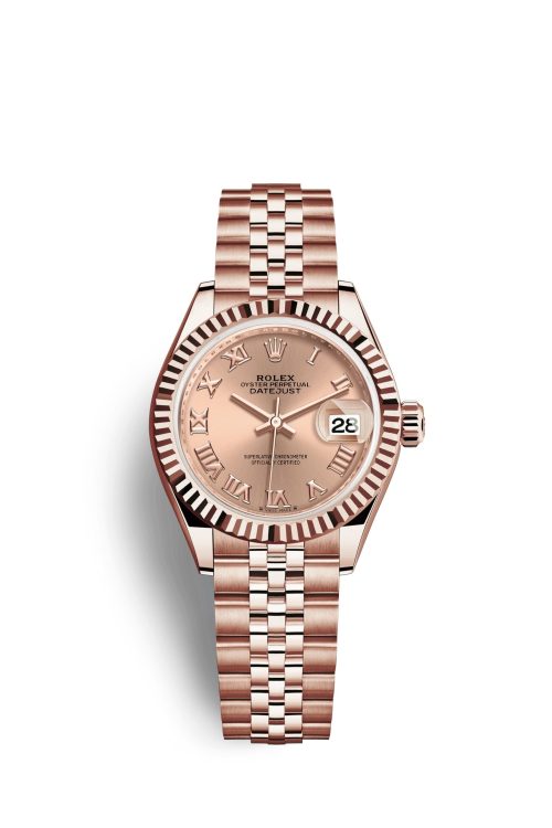 Rolex Lady-Datejust 28 18k Everose Gold 279175-0028