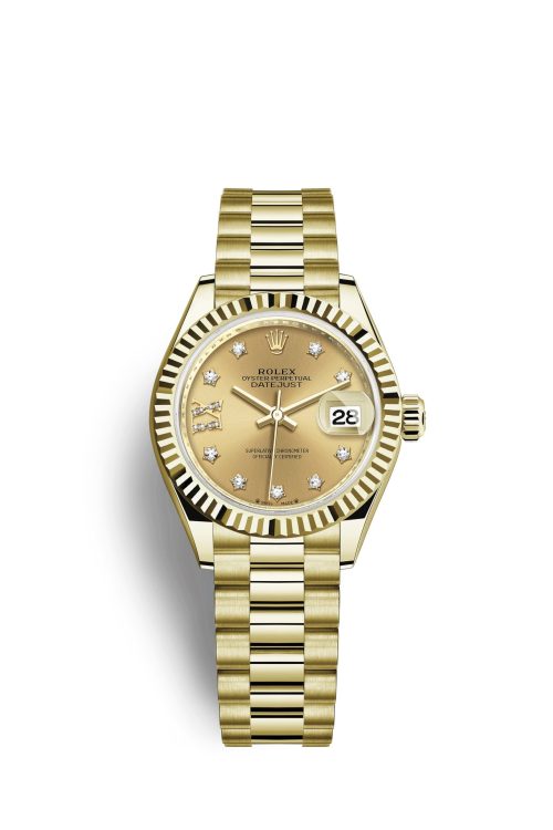 Rolex Lady-Datejust 28 18k Yellow Gold 279178-0013