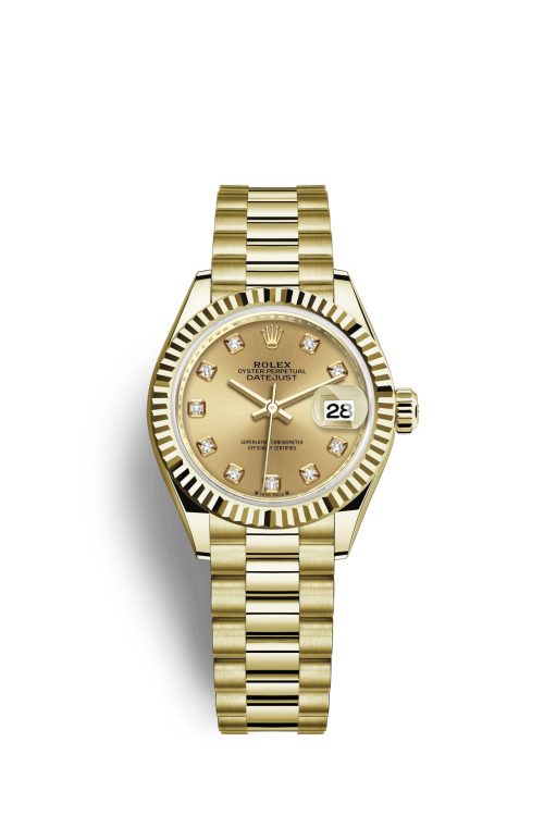 Rolex Lady-Datejust 28 18k Yellow Gold 279178-0017