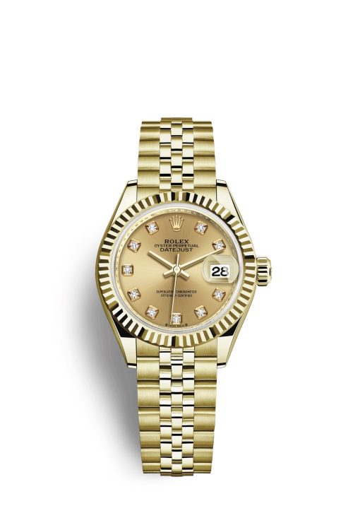 Rolex Lady-Datejust 28 18k Yellow Gold 279178-0024