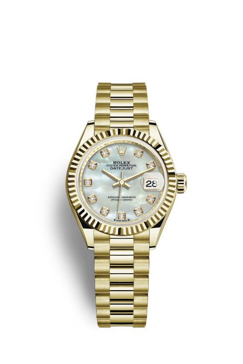 Rolex Lady-Datejust 28 18k Yellow Gold 279178-0025