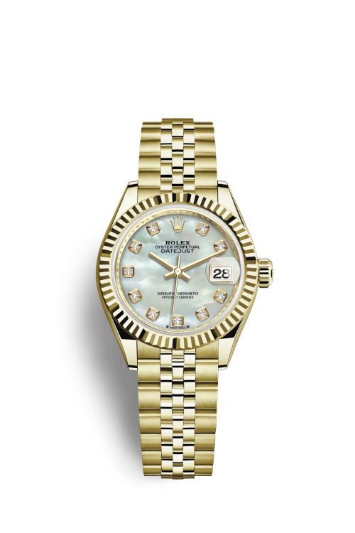 Rolex Lady-Datejust 28 18k Yellow Gold 279178-0026