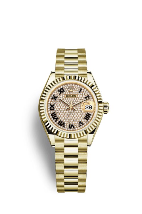 Rolex Lady-Datejust 28 18k Yellow Gold 279178-0031