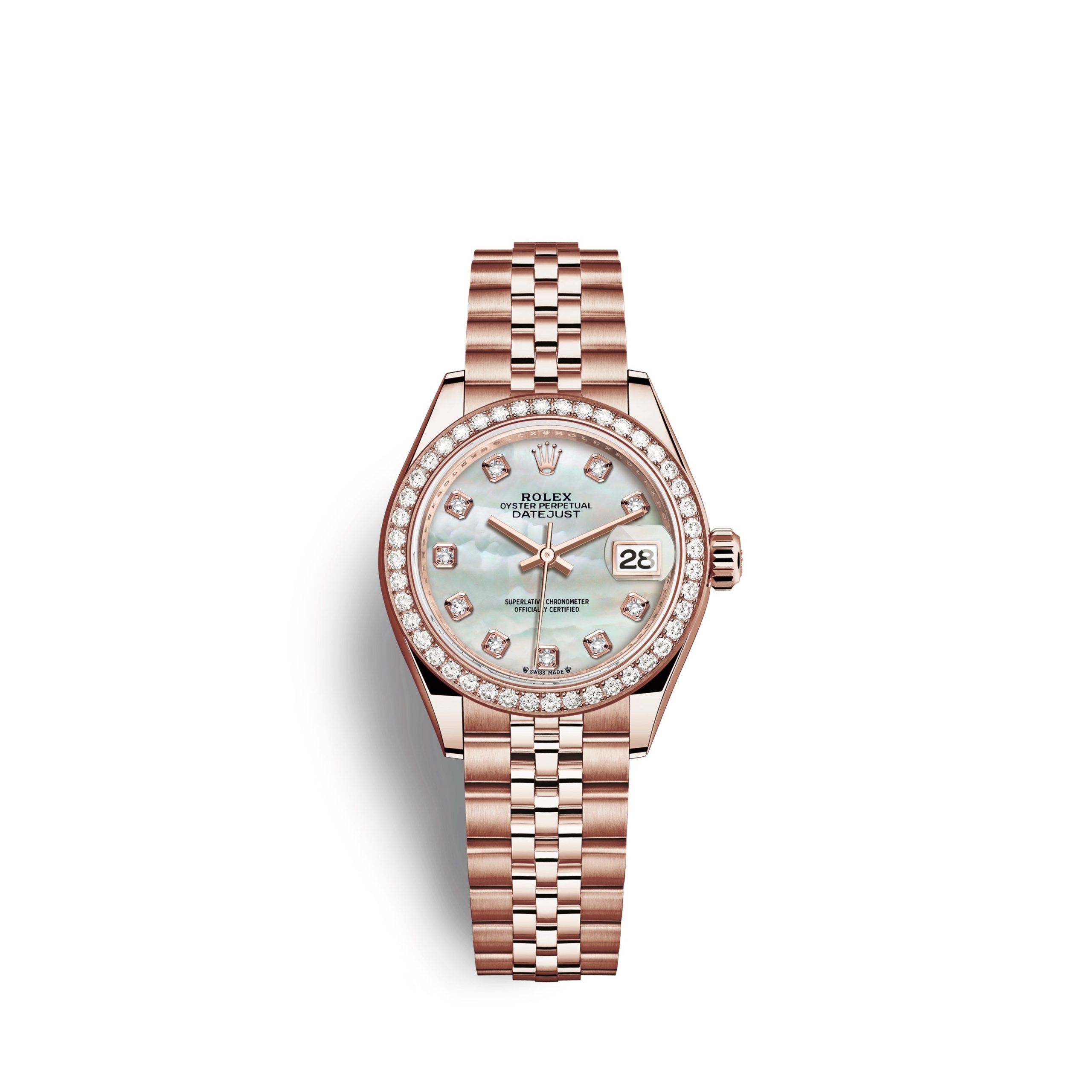 Rolex Lady-Datejust 28 18kt Everose Gold and diamonds Ref 279135RBR-0019 279135RBR-0019-1.jpg