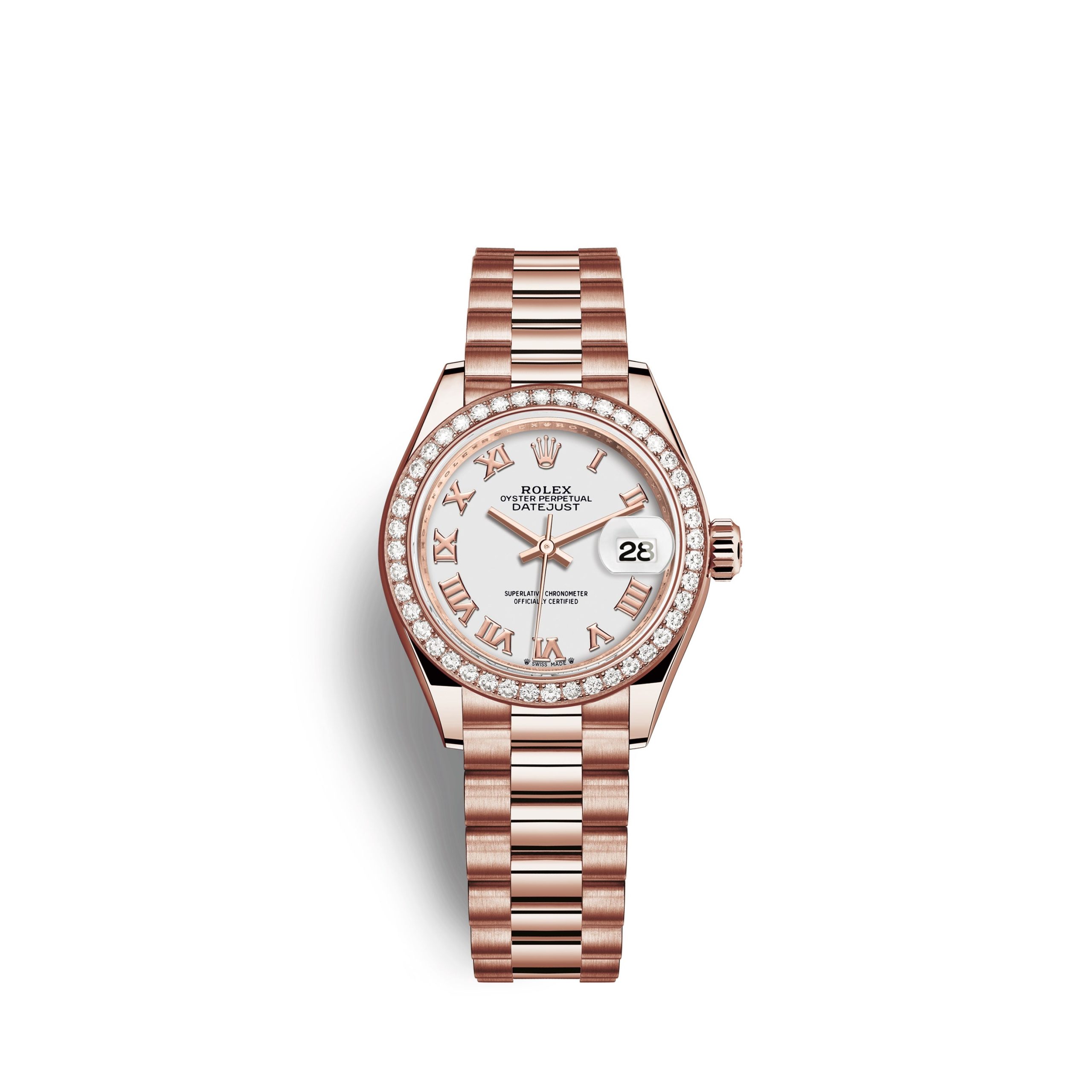 Rolex Lady-Datejust 28 18kt Everose Gold and diamonds Ref 279135RBR-0023 279135RBR-0023-1.jpg