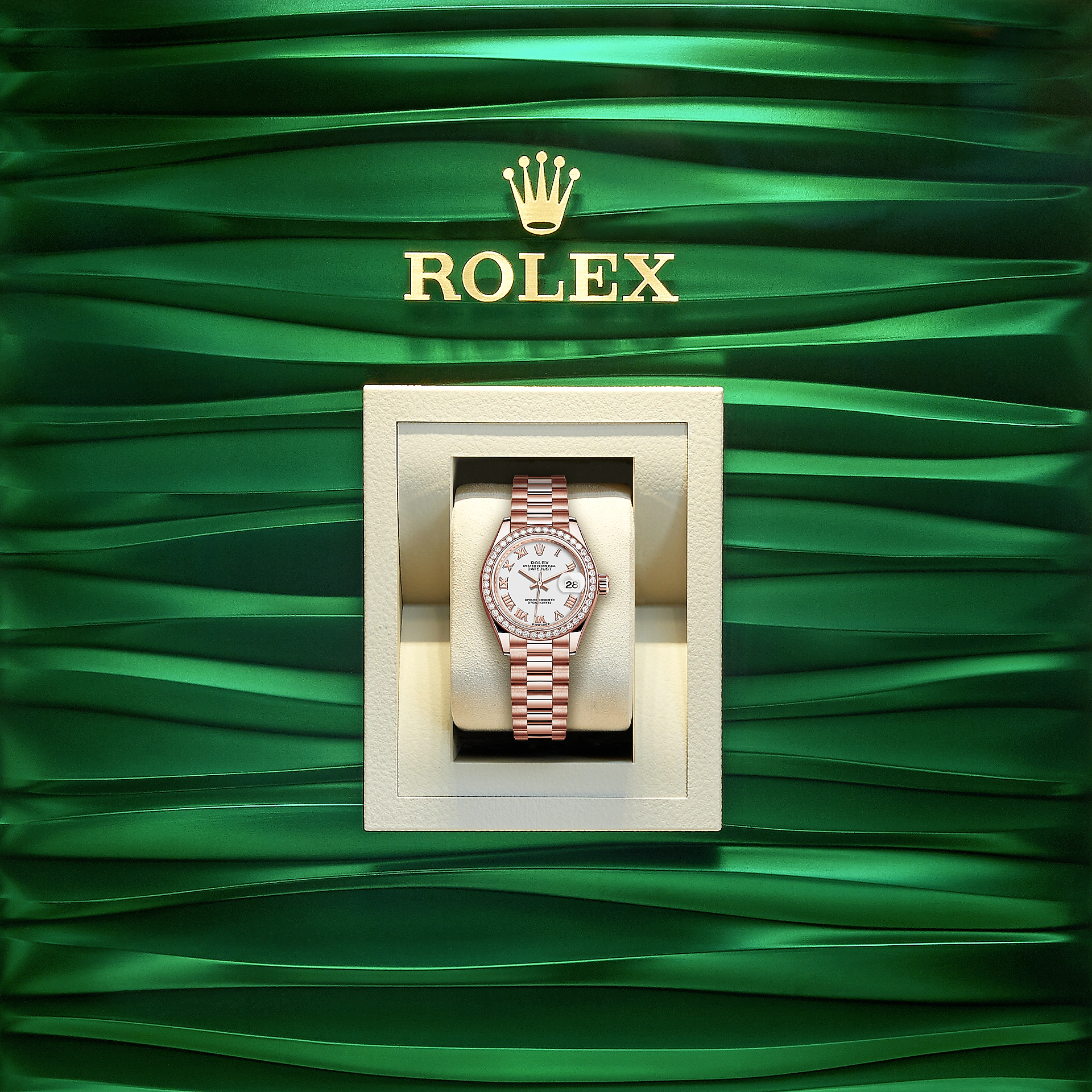Rolex Lady-Datejust 28 18kt Everose Gold and diamonds Ref 279135RBR-0023 279135RBR-0023-5.jpg